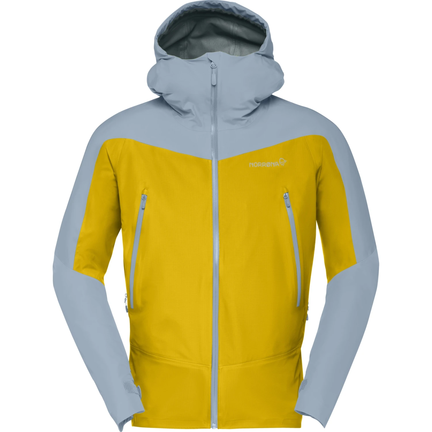 Norrona Giacca Uomo - Falketind Gore-Tex - Sulphur/Blue Fog 4 Norrona Giacca Uomo - Falketind Gore-Tex - Sulphur/Blue Fog - immagine 2