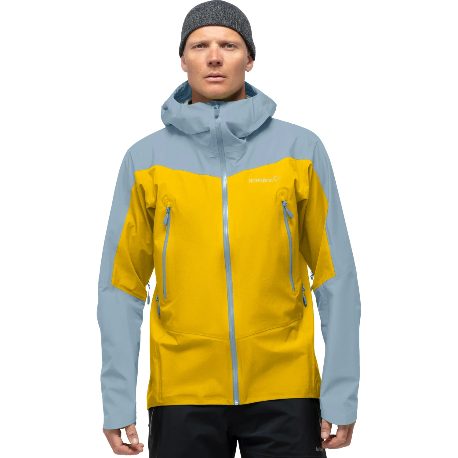 Norrona Giacca Uomo - Falketind Gore-Tex - Sulphur/Blue Fog 3 Norrona Giacca Uomo - Falketind Gore-Tex - Sulphur/Blue Fog