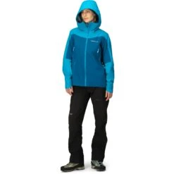 Norrona Giacca Donna - Falketind Gore-Tex - Aquarius/Mykonos Blue -Norrona norrona falketind gore tex jacket women aquarius mykonos blue 4 1517616