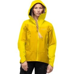 Norrona Giacca Donna - Falketind Gore-Tex - Blazing Yellow/Sulphur