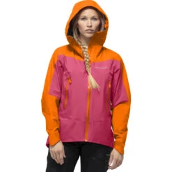 Norrona Giacca Donna - Falketind Gore-Tex - Orange Popsicle/Honeysuckle