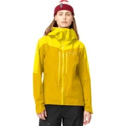 Norrona Giacca Donna - Falketind Gore-Tex Paclite - Blazing Yellow/Sulphur