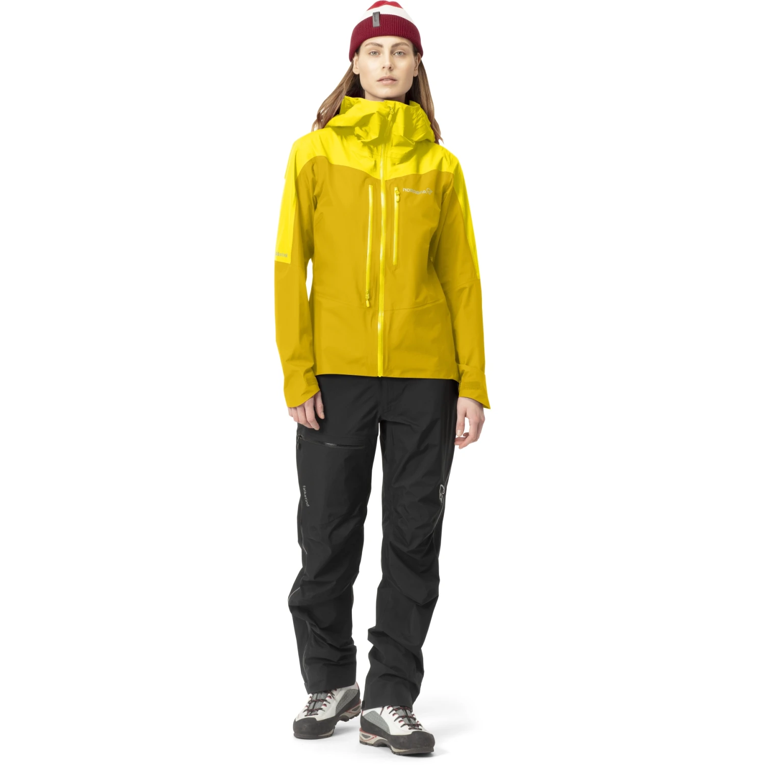 Norrona Giacca Donna - Falketind Gore-Tex Paclite - Blazing Yellow/Sulphur 6 Norrona Giacca Donna - Falketind Gore-Tex Paclite - Blazing Yellow/Sulphur - immagine 4