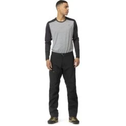 Norrona Pantaloni Uomo - Falketind Gore-Tex Paclite - Caviar -Norrona norrona falketind gore tex paclite pants men caviar 2 1461640