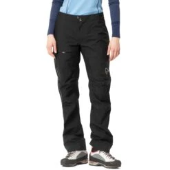 Norrona Pantaloni Donna - Falketind Gore-Tex Paclite - Caviar