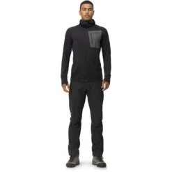 Norrona Giacca Uomo - Falketind Power Grid Hood - Caviar -Norrona norrona falketind power grid hood men caviar model 1 1399541