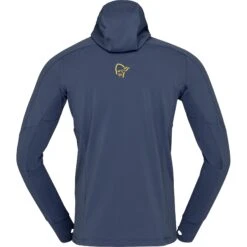 Norrona Giacca Uomo - Falketind Power Grid Hood - Vintage Indigo -Norrona norrona falketind power grid hood men vintage indigo 2 1341866