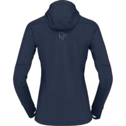 Norrona Giacca Donna - Falketind Power Grid Hood - Indigo Night -Norrona norrona falketind power grid hood women indigo night 2 1341884