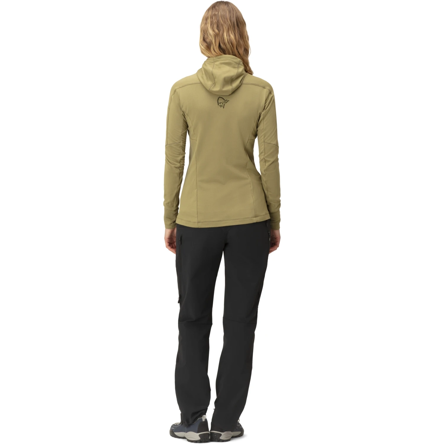 Norrona Giacca Donna - Falketind Power Grid Hood - Olive Drab 7 Norrona Giacca Donna - Falketind Power Grid Hood - Olive Drab - immagine 5