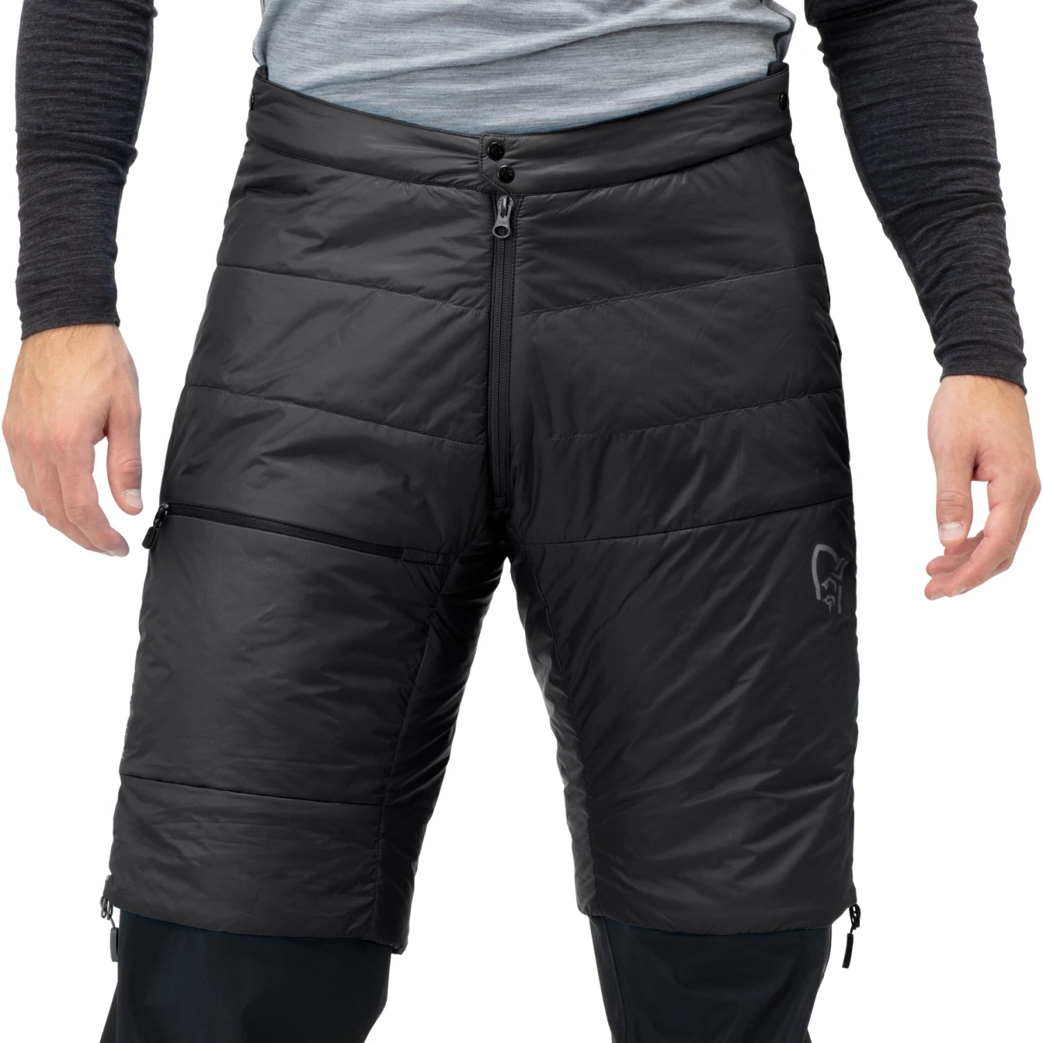 Norrona Pantaloncini Termici Uomo - Falketind Thermo40 - Caviar/Drizzle 3 Norrona Pantaloncini Termici Uomo - Falketind Thermo40 - Caviar/Drizzle