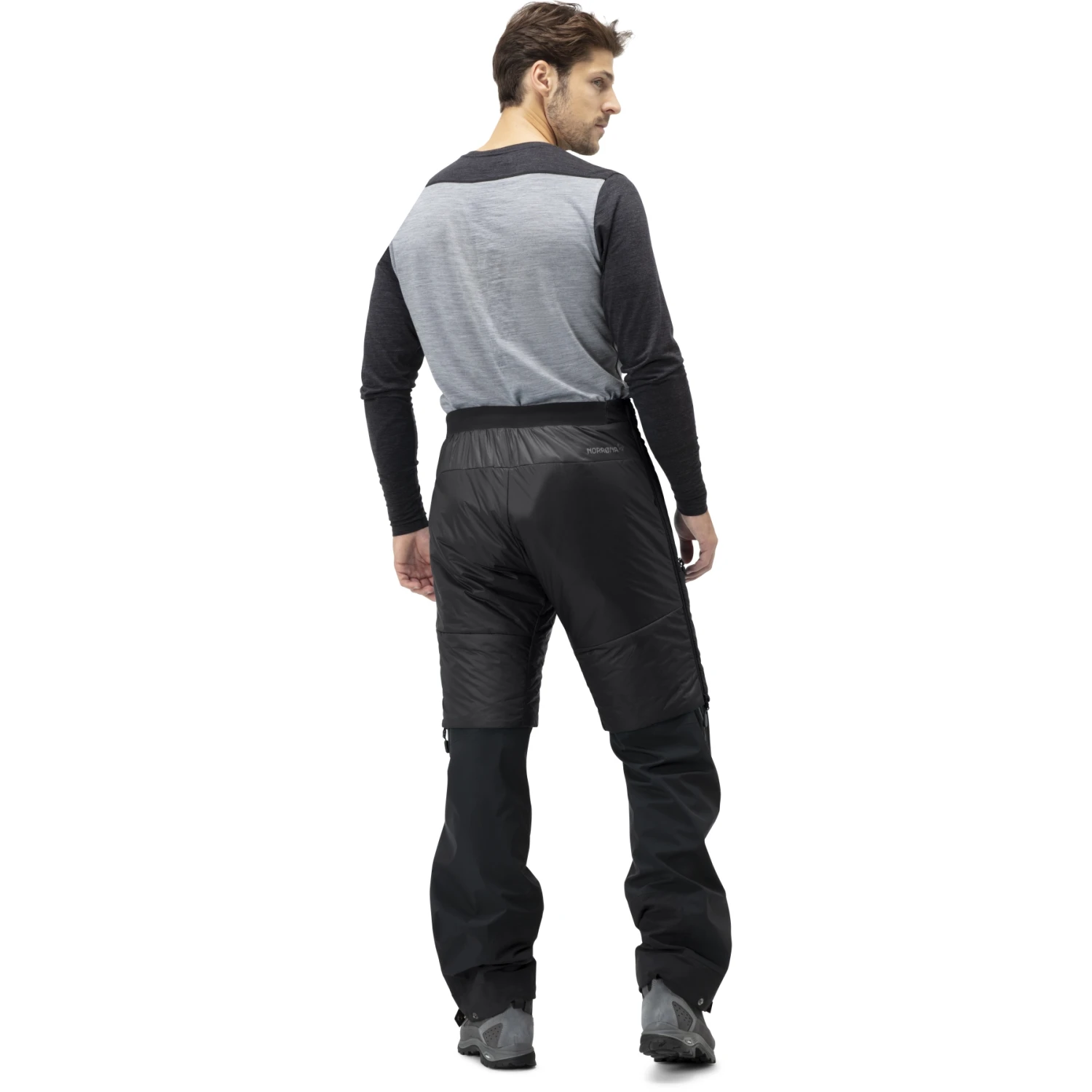 Norrona Pantaloncini Termici Uomo - Falketind Thermo40 - Caviar/Drizzle 7 Norrona Pantaloncini Termici Uomo - Falketind Thermo40 - Caviar/Drizzle - immagine 5