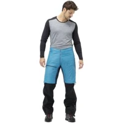 Norrona Pantaloncini Termici Uomo - Falketind Thermo40 - Hawaiian Surf/Indigo Night -Norrona norrona falketind thermo40 shorts men hawaiian surf indigo night 3 1025421