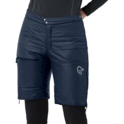 Norrona Pantaloncini Termici Donna - Falketind Thermo40 - Indigo Night