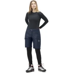 Norrona Pantaloncini Termici Donna - Falketind Thermo40 - Indigo Night -Norrona norrona falketind thermo40 shorts women indigo night 2 1461764