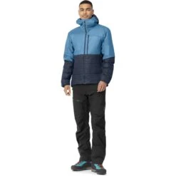 Norrona Giacca Uomo - Falketind Thermo60 Hood - Hawaiian Surf/Indigo Night -Norrona norrona falketind thermo60 hood men hawaiian surf indigo night 2 1461803