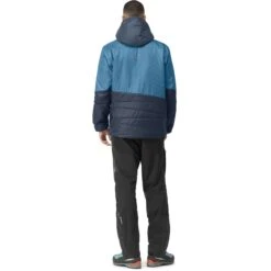 Norrona Giacca Uomo - Falketind Thermo60 Hood - Hawaiian Surf/Indigo Night -Norrona norrona falketind thermo60 hood men hawaiian surf indigo night 3 1461804