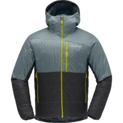 Norrona Giacca Uomo - Falketind Thermo60 Hood - North Atlantic/Caviar -Norrona norrona falketind thermo60 hood men north atlantic caviar 1 1126346