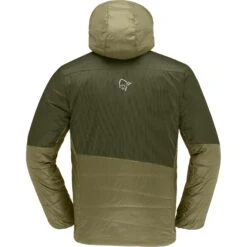 Norrona Giacca Uomo - Falketind Thermo60 Hood - Olive Night/Olive Drab -Norrona norrona falketind thermo60 hood men olive night olive drab 2 1253749