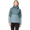 Norrona Giacca Donna - Falketind Thermo60 Hood - North Atlantic/Tourmaline