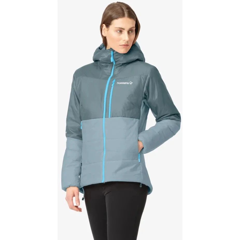 Norrona Giacca Donna - Falketind Thermo60 Hood - North Atlantic/Tourmaline 6 Norrona Giacca Donna - Falketind Thermo60 Hood - North Atlantic/Tourmaline - immagine 4
