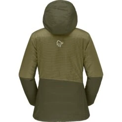 Norrona Giacca Donna - Falketind Thermo60 Hood - Olive Drab/Olive Night 9 Norrona Giacca Donna - Falketind Thermo60 Hood - Olive Drab/Olive Night -Norrona norrona falketind thermo60 hood women olive drab olive night 2 1253766