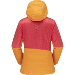 Norrona Giacca Donna - Falketind Thermo60 Hood - Orange Popsicle/Honeysuckle -Norrona norrona falketind thermo60 hood women orange popsicle honeysuckle 2 1126370