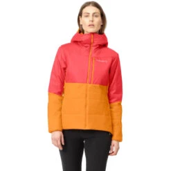 Norrona Giacca Donna - Falketind Thermo60 Hood - Orange Popsicle/Honeysuckle