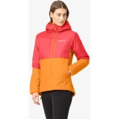 Norrona Giacca Donna - Falketind Thermo60 Hood - Orange Popsicle/Honeysuckle -Norrona norrona falketind thermo60 hood women orange popsicle honeysuckle model 2 1150974