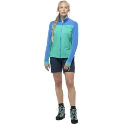 Norrona Giacca Donna - Falketind Warm1 Stretch - Arcadia/Campanula -Norrona norrona falketind warm1 stretch jacket women arcadia campanula 3 903229