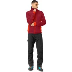 Norrona Giacca Uomo - Falketind Warm2 Octa Hood - Arednalin/Rhubarb -Norrona norrona falketind warm2 octa hood jacket men arednalin rhubarb 4 1517673