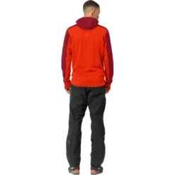Norrona Giacca Uomo - Falketind Warm2 Octa Hood - Arednalin/Rhubarb -Norrona norrona falketind warm2 octa hood jacket men arednalin rhubarb 6 1517675