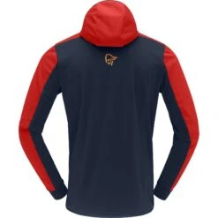 Norrona Giacca Uomo - Falketind Warm2 Octa Hood - Arednalin/Indigo Night -Norrona norrona falketind warm2 octa hood men arednalin indigo night 2 1126670