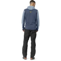 Norrona Giacca Uomo - Falketind Warm2 Octa Hood - Blue Fog/Vintage Indigo -Norrona norrona falketind warm2 octa hood men blue fog vintage indigo model 2 1399569