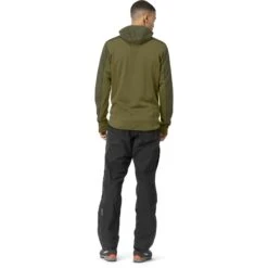 Norrona Giacca Uomo - Falketind Warm2 Octa Hood - Olive Night/Olive Drab -Norrona norrona falketind warm2 octa hood men olive night olive drab 4 1254057