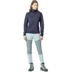 Norrona Giacca Donna - Falketind Warm2 Octa Hood - Indigo Night -Norrona norrona falketind warm2 octa hood women indigo night 2 1462102