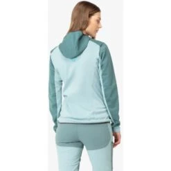 Norrona Giacca Donna - Falketind Warm2 Octa Hood - North Atlantic/Tourmaline -Norrona norrona falketind warm2 octa hood women north atlantic tourmaline 5 1126746