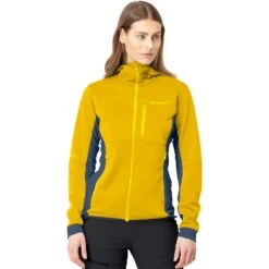 Norrona Giacca Donna - Falketind Warm2 Octa Hood - Sulphur