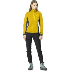 Norrona Giacca Donna - Falketind Warm2 Octa Hood - Sulphur -Norrona norrona falketind warm2 octa hood women sulphur model 1 1399562