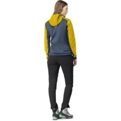 Norrona Giacca Donna - Falketind Warm2 Octa Hood - Sulphur -Norrona norrona falketind warm2 octa hood women sulphur model 2 1399563