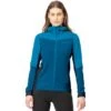 Norrona Giacca Donna - Falketind Warmwool2 Stretch Zip Hood - Hawaiian Surf/Mykonos Blue -Norrona norrona falketind warmwool2 stretch zip hood jacket women hawaiian surf mykonos blue 1 1517665