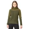 Norrona Giacca Donna - Falketind Warmwool2 Stretch Zip Hood - Olive Drab/Olive Night -Norrona norrona falketind warmwool2 stretch zip hood jacket women olive drab olive night 1 1461836
