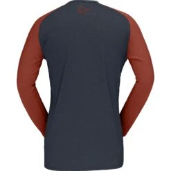 Norrona Maglia A Maniche Lunghe Uomo - Fjørå Equaliser Lightweight - Rooibos Tea/Indigo Night -Norrona norrona fjora equaliser lightweight long sleeve shirt men rooibos tea indigo night 2 1254127
