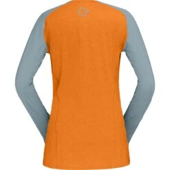 Norrona Maglia A Maniche Lunghe Donna - Fjørå Equaliser Lightweight - Orange Popsicle/Tourmaline 9 Norrona Maglia A Maniche Lunghe Donna - Fjørå Equaliser Lightweight - Orange Popsicle/Tourmaline -Norrona norrona fjora equaliser lightweight long sleeve shirt women orange popsicle tourmaline 2 1126765