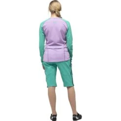Norrona Maglia A Maniche Lunghe Donna - Fjørå Equaliser Lightweight - Violet Tuille/Arcadia -Norrona norrona fjora equaliser lightweight long sleeve shirt women violet tulle arcadia 4 903474