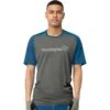Norrona Maglia Uomo - Fjørå Equaliser Lightweight - Mykonos Blue/Castor Grey -Norrona norrona fjora equaliser lightweight t shirt men mykonos blue castor grey 1 1462883
