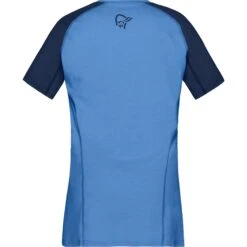 Norrona Maglia Donna - Fjørå Equaliser Lightweight - Indigo Night/Campanula -Norrona norrona fjora equaliser lightweight t shirt women indigo night campanula 2 1126786