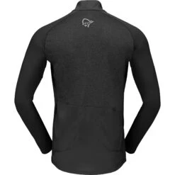 Norrona Maglia A Maniche Lunghe Uomo - Fjørå Equaliser Zip Top - Caviar -Norrona norrona fjora equaliser long sleeve zip top men caviar 2 1255383