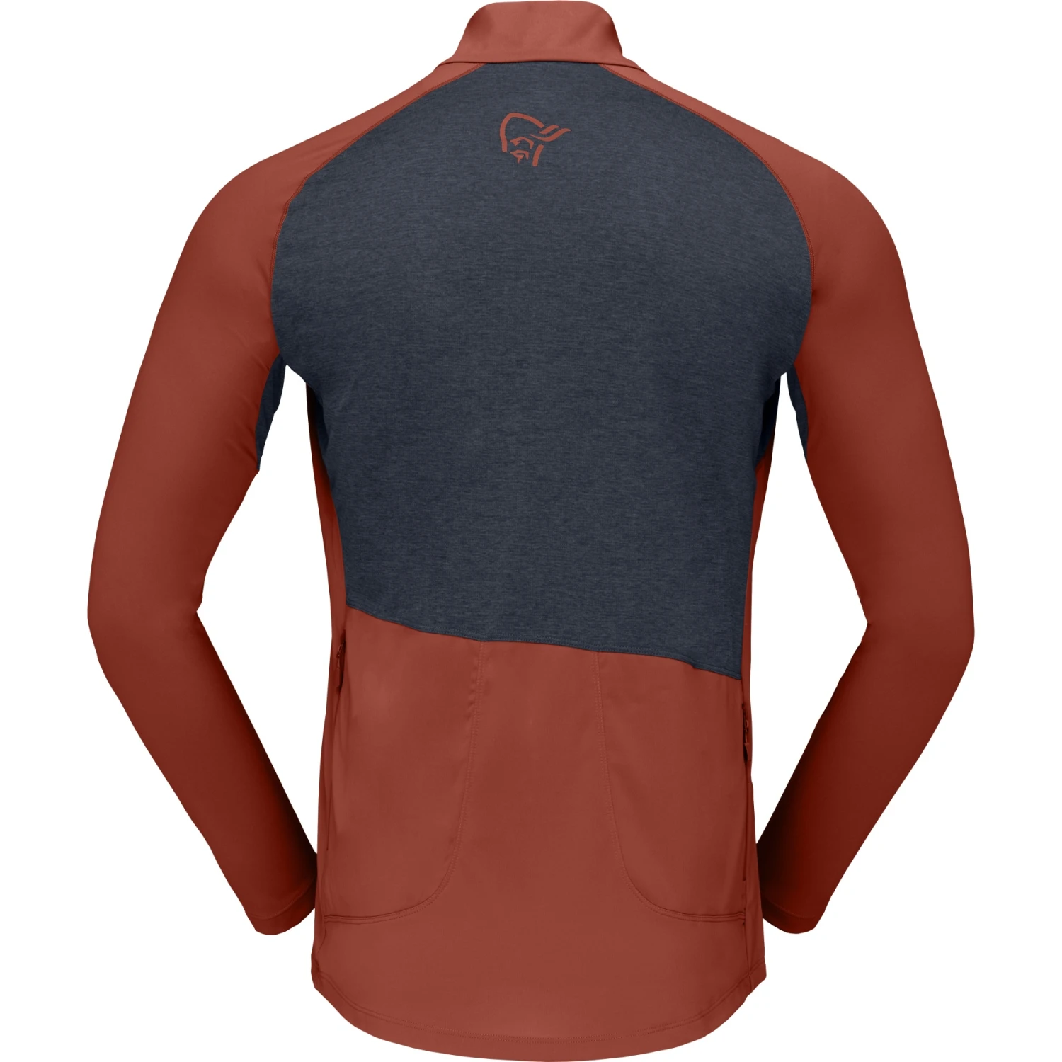 Norrona Maglia A Maniche Lunghe Uomo - Fjørå Equaliser Zip Top - Rooibos Tea/Indigo Night 5 Norrona Maglia A Maniche Lunghe Uomo - Fjørå Equaliser Zip Top - Rooibos Tea/Indigo Night - immagine 3
