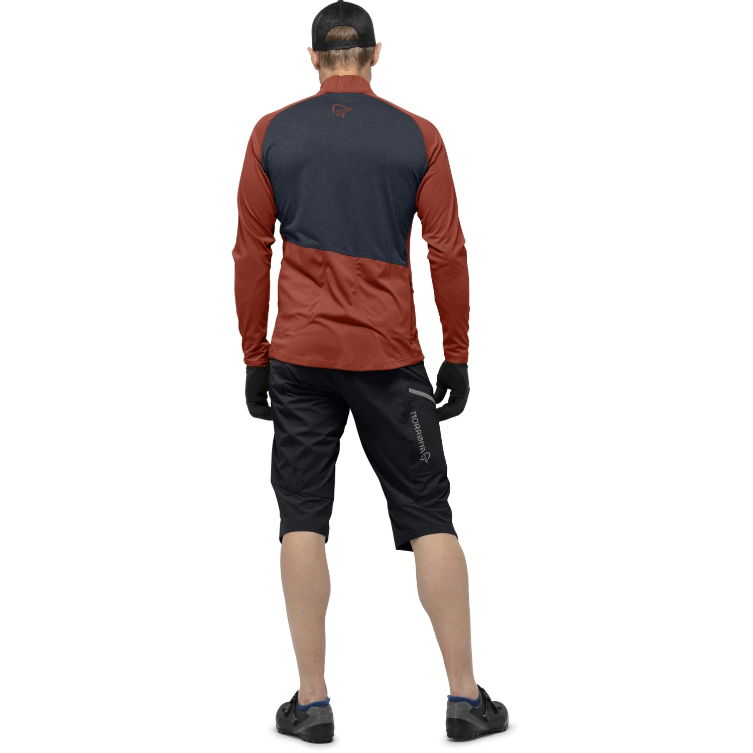 Norrona Maglia A Maniche Lunghe Uomo - Fjørå Equaliser Zip Top - Rooibos Tea/Indigo Night 7 Norrona Maglia A Maniche Lunghe Uomo - Fjørå Equaliser Zip Top - Rooibos Tea/Indigo Night - immagine 5