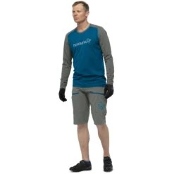 Norrona Pantaloncini Uomo - Fjørå Flex1 Heavy Duty - Castor Grey -Norrona norrona fjora flex1 heavy duty shorts men castor grey model 1 1399695